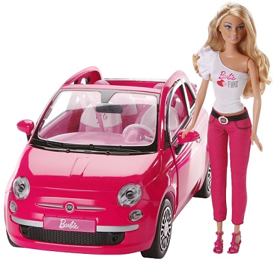 barbie con coche barbie con coche