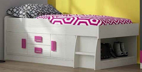 cama compacta con peldaño cama compacta con peldaño