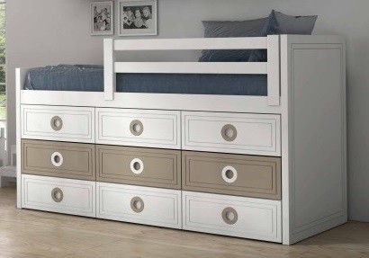 cama compacta juvenil triples con cajones de 3 filas cama compacta juvenil triples con cajones de 3 filas
