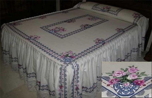 colchas bordadas para cubrir la cama en verano colchas bordadas para cubrir la cama en verano