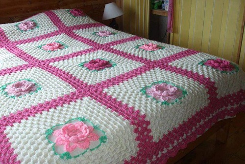 cubiertas de crochet o ganchillo de verano para camas infantiles cubiertas de crochet o ganchillo de verano para camas infantiles