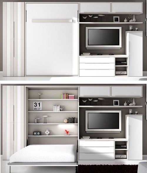 estanterías dentro de mueble abatible estanterías dentro de mueble abatible