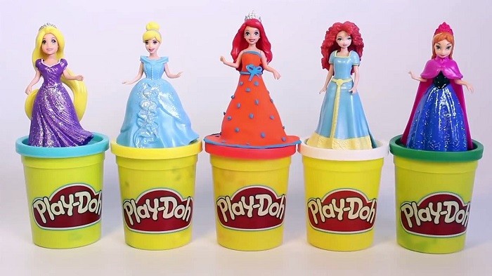 vestir princesas magic clip con plastilina play doh vestir princesas magic clip con plastilina play doh