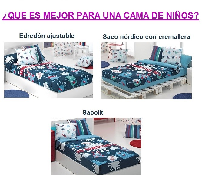 edredon ajustable o saco nordico o sacolit