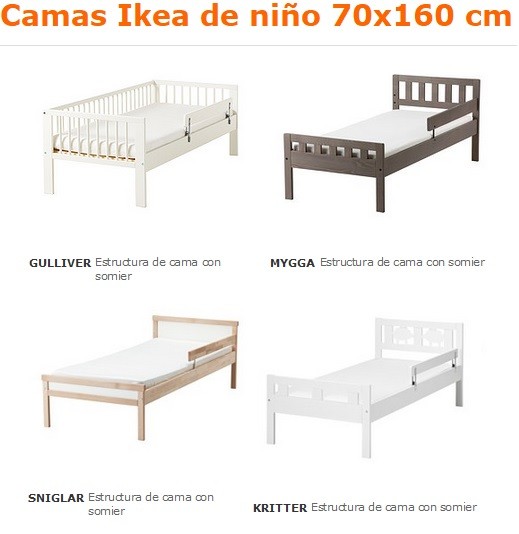 camas ikea de niño 70x160