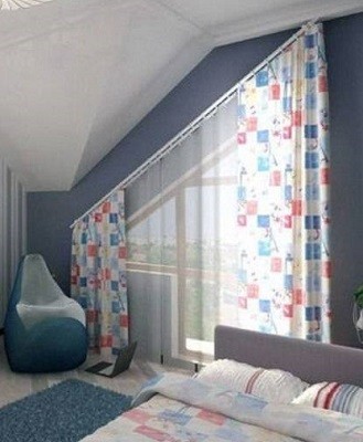 cortinas para atico cuarto niños cortinas para atico cuarto niños