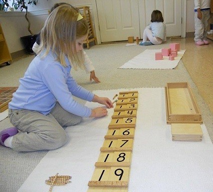 matematicas con metodo montessori