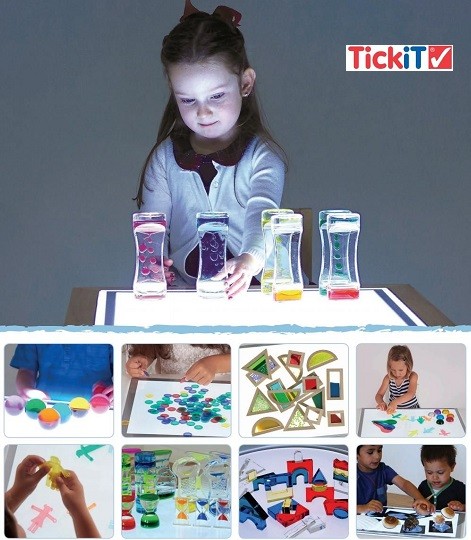 mesa luz montessori marca tickit
