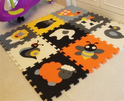 alfombra de puzzle con animales alfombra de puzzle con animales