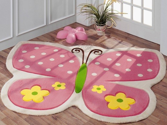 alfombra infantil lavable con forma mariposa alfombra infantil lavable con forma mariposa