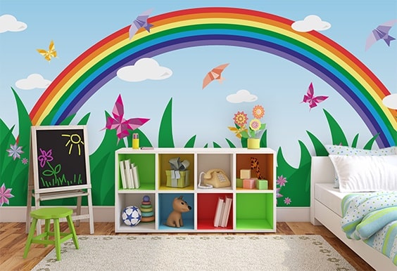 fotomurales con arcoiris para niños fotomurales con arcoiris para niños