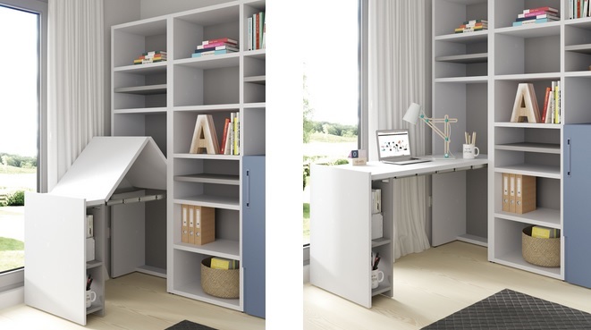 escritorio en mueble abatible escritorio en mueble abatible