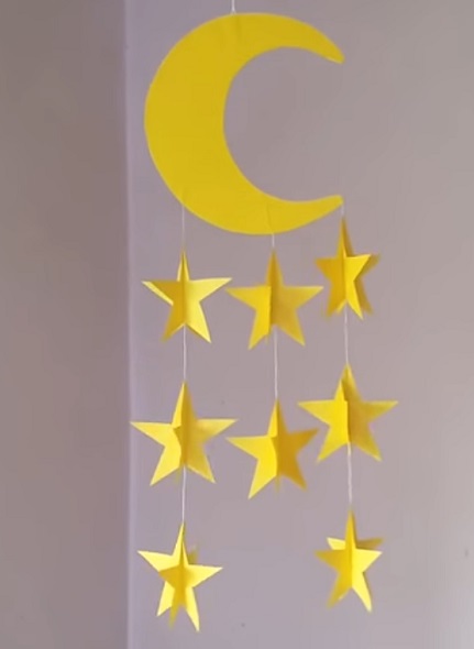 guirnalda de papel decorativa para habitacion de niños