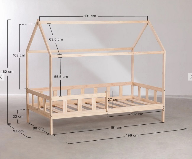 medidas cama kelly infantil de sklum medidas cama kelly infantil de sklum