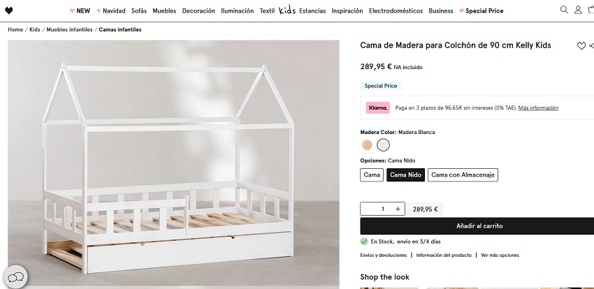 sklum cama de madera kelly sklum cama de madera kelly